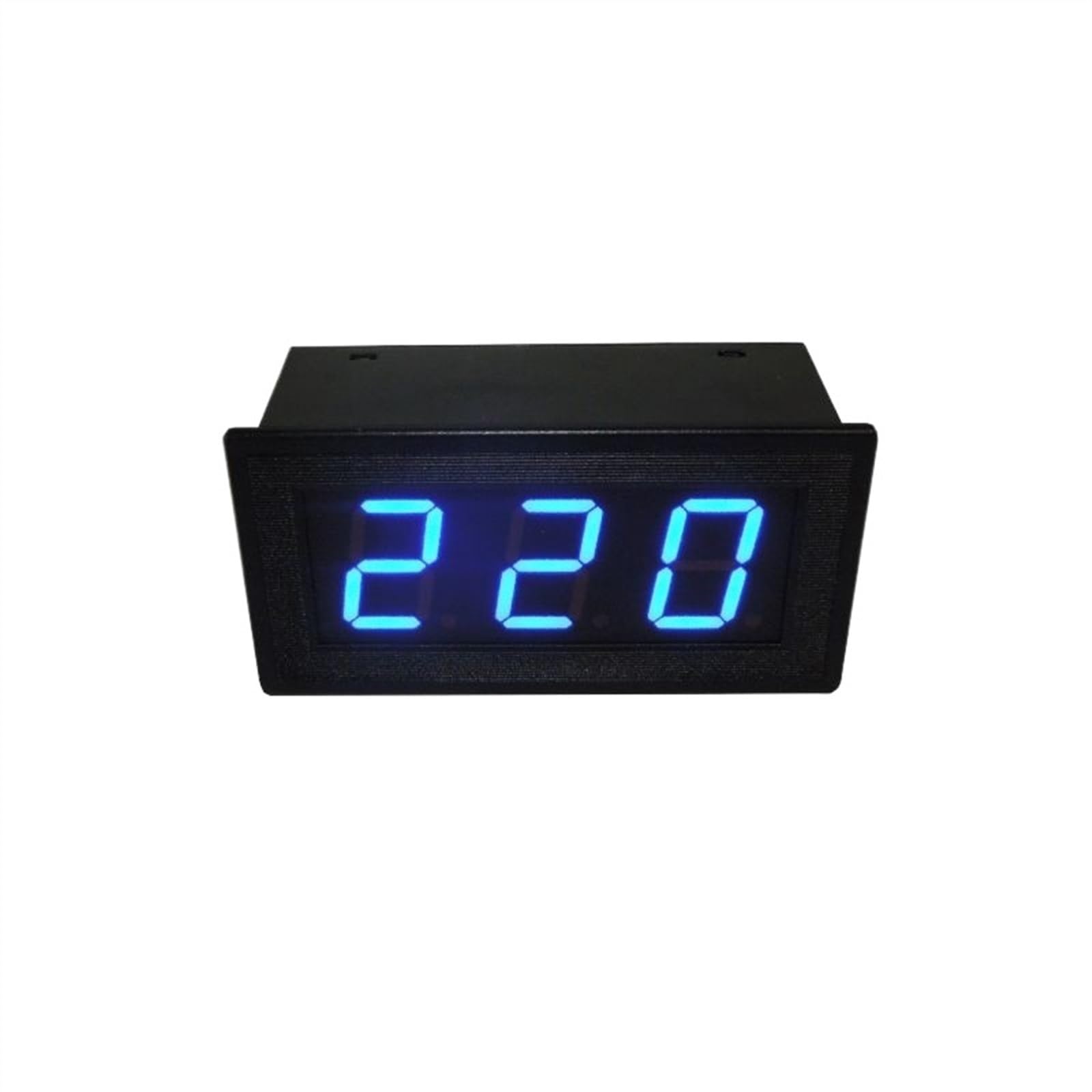 Voltímetro de CA 30-500V medidor de voltaje 0,56 ''0,8'' LED Monitor de voltaje Digital AC 220V 380V voltímetro de Panel (Color : 0.56Blue(Half Black))