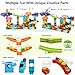 COUOMOXA Marble Run Building Blocks: STEM Ball Track Game Set - Compatible Classic Large Blocks for Toddlers for Boys and Girls Age 2 3 4 5 6 7 8 Years