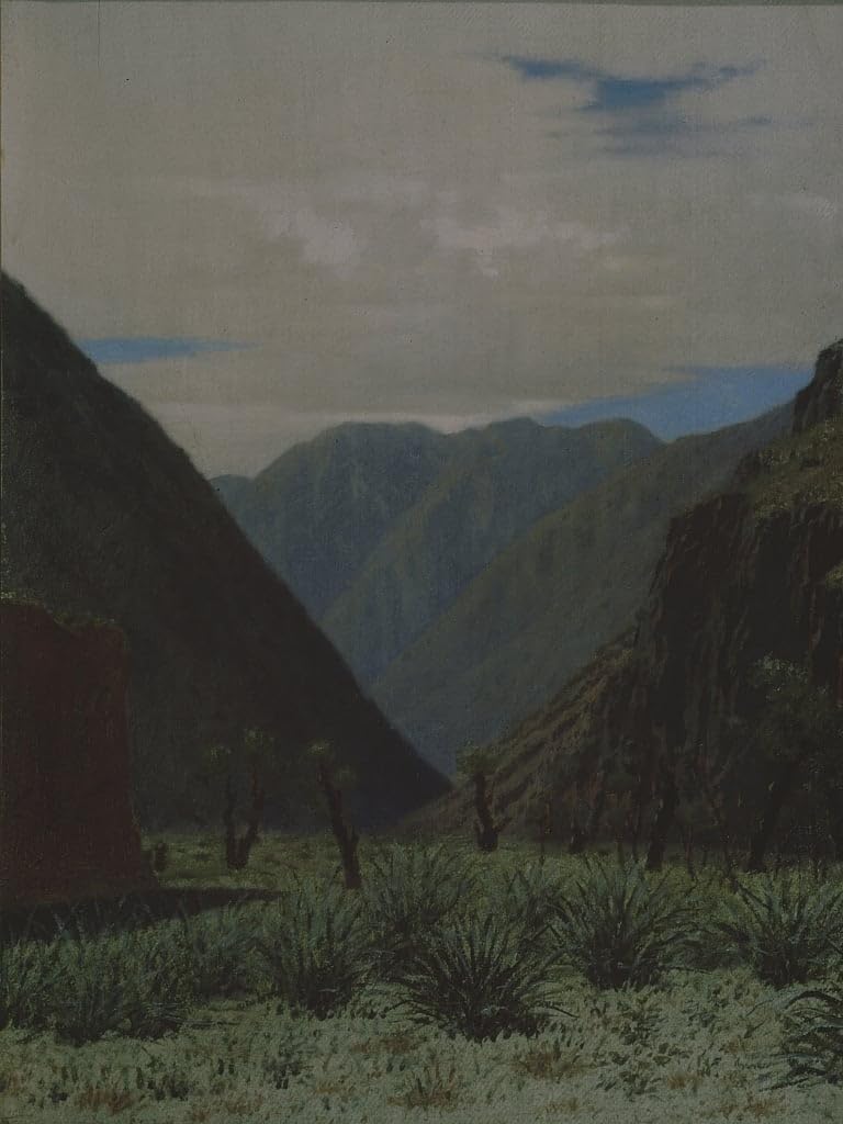 Toile murale abstraite Vereshchagin col de Barskaun affiche 60x90cm - 5