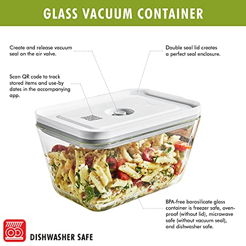 Image of ZWILLING Fresh & Save Airtight Glass Food Storage Containers with Lids, Meal Prep Containers, One Size, La Mer