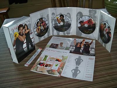Aerobox System of Sleek 4dvd Program with Books and Measuring Tape