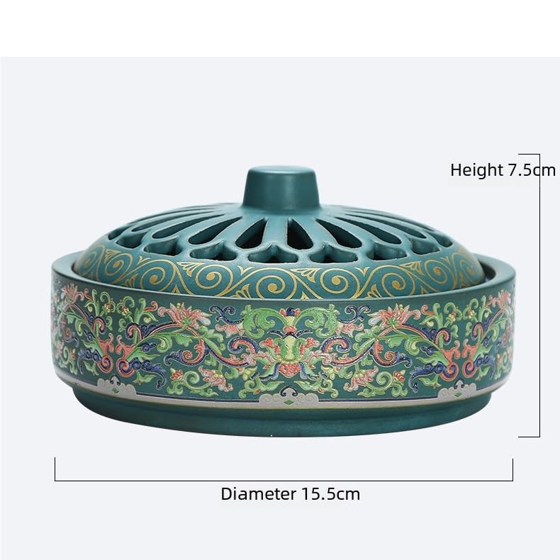 Bruciatore di Incenso Bruciatore di incenso in Ceramica, bruciatore di incenso for la casa, bruciatore for aromaterapia, bruciatore di incenso Creativo for la casa smaltato Incensiere