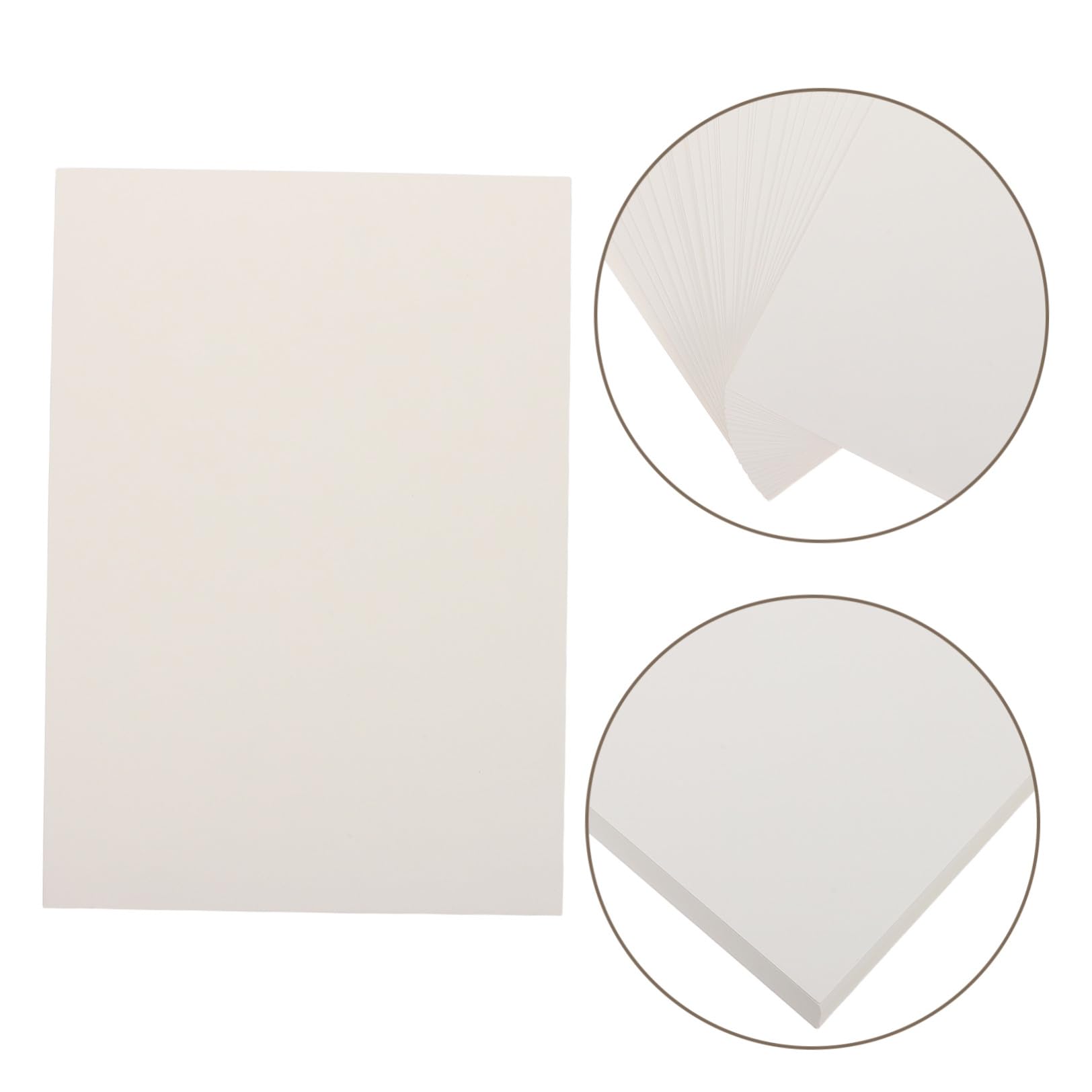 Elfenbeinfarbenes Kartonpapier Schweres Papier A4 100 Stück