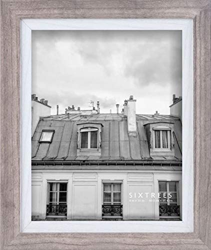 シェイカー♡フォトフレーム Amazon.com - Sixtrees WD20780 Shelby Photo Frame, Grey White - 8 x