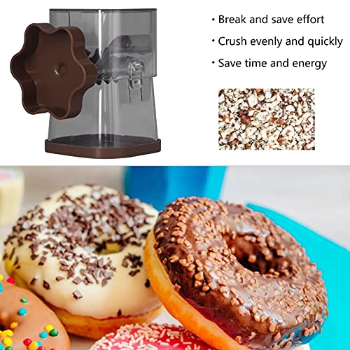 Salutuy Manual Nut Chopper, Multifunctional Nut Grinder Dry Fruit Cutter Sturdy Nut Slicer Chopper For Pecans Hazelnuts And More (Brown) #TOP4