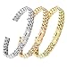 MJMT06 Stainless Steel Watchband 6mm 8mm 10mm Silver Golden Bracelet Replacement Strap Compatible with Size Dial Lady's Fashion Watch Bracelet(Rose Gold,6mm)