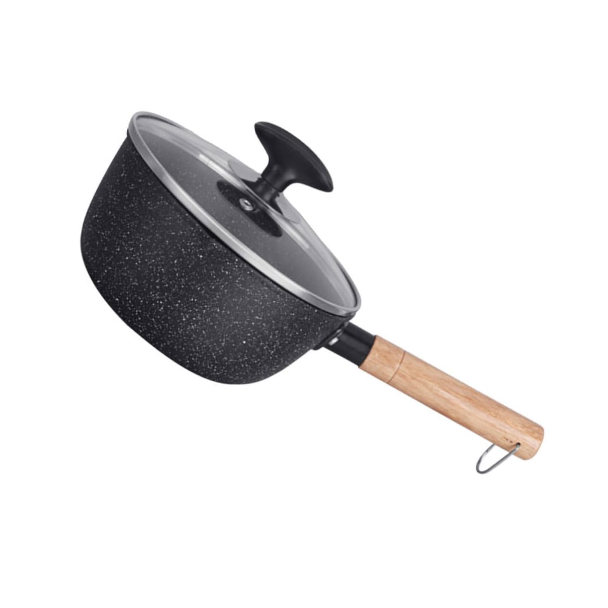 TOYANDONA Antihaft Küchen saucepan mit Deckel Langlebiger aus Umweltfreundlichem Material Sicherer Langer Griff Einfache Reinigung Vielseitig für Haushalt und Babyernährung Geeignet