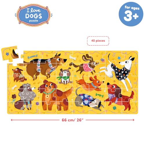 I Love Dogs Puzzle 3+ Floor Puzzle by Banana Panda - Image 3