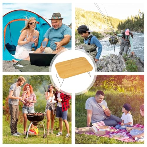 Table de camping pliante légère pour voyage et barbecue - 6