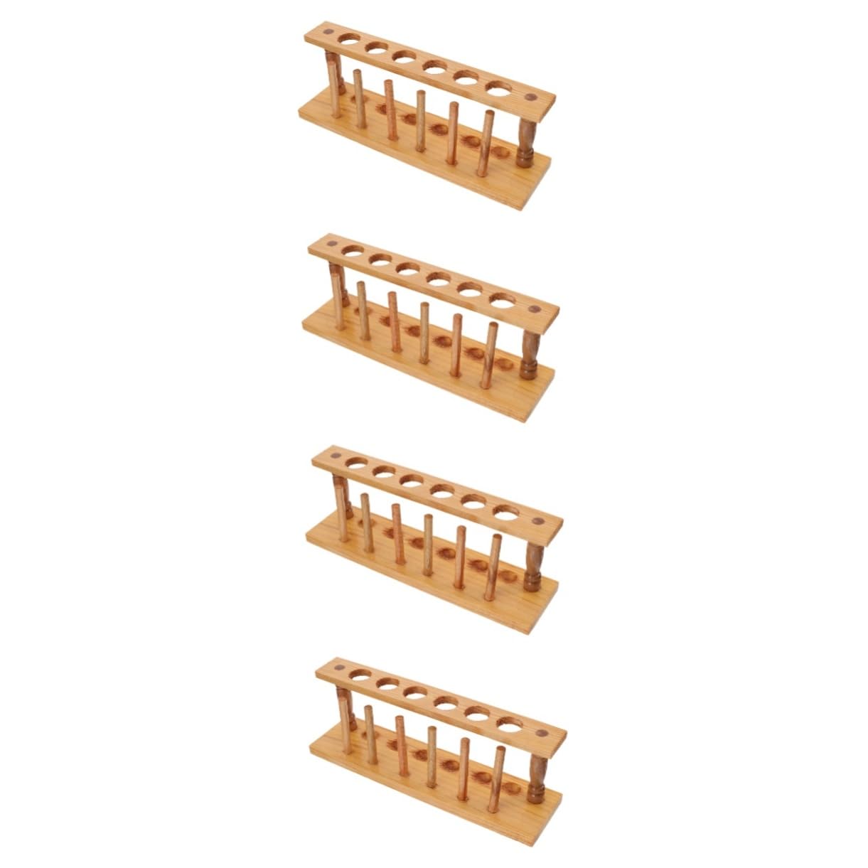 OUNONA 4stücke Test Tube Rack Stangen Stabiler Reagenzglasständer Für Forschungseinrichtungen Aufbewahrung Von Kleinigkeiten