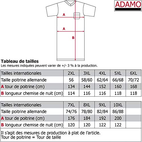 ADAMO Camicia da notte a maniche corte, serie