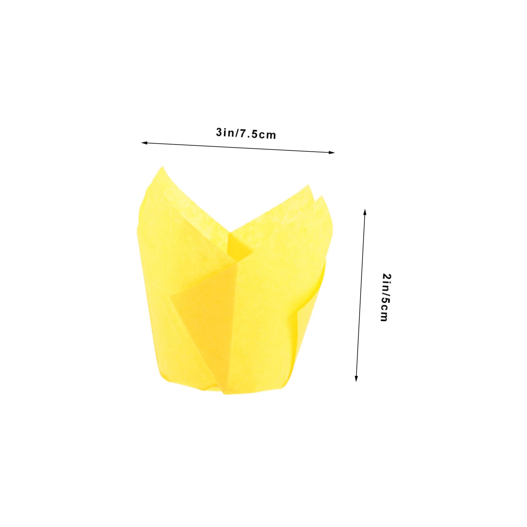 Ciieeo 300piezas Capacillos De Papel Para Forma De Loto Resistentes Al Calor y Aceites Para Muffins y Postres Color Naranja