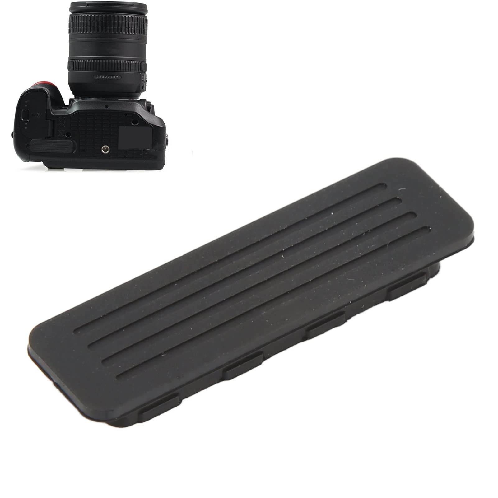 (2PCS) Tappo di Copertura in Gomma Inferiore per Fotocamera Coperchio Posteriore di Alimentazione per D7200, D7000, D610, D600 Impermeabile e Antipolvere, Realizzato in Gomma