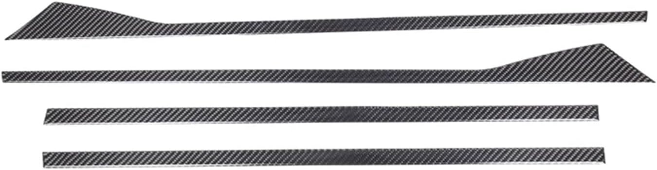 Car Interior Soft Carbon Fiber Car Inner Door Panel Linear Trim Stickers Compatible with Taycan 2019-2022 Car Accessories