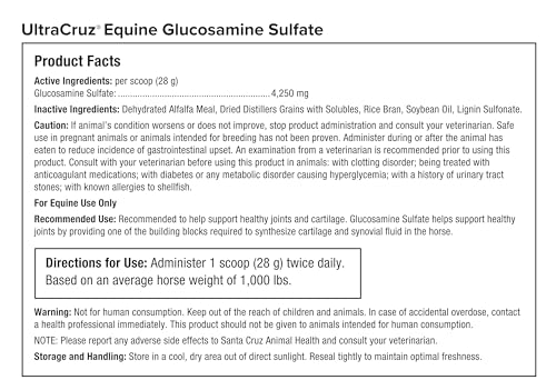image for UltraCruz-sc-516456 Equine Glucosamine Sulfate Joint Supplement for Ho