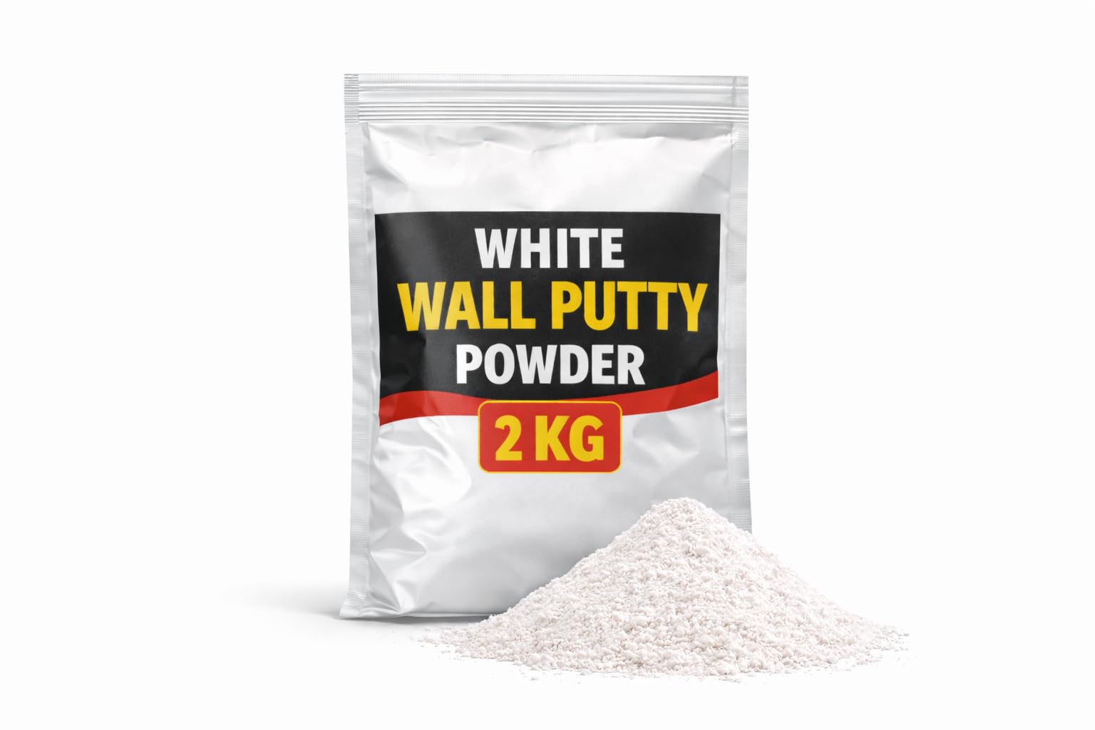 Premium White Footi Powder 2 KG | Fine Wall Repair Powder for Cracks, Nail Holes & Patch Work | Smooth Finish | DIY Home Repair & Rent Shifting Use-image-13