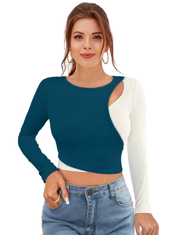 impression fab Women's Floral Print V-Neck Blouse, Short Sleeve top for Woman | Crop top for Woman-picture-33