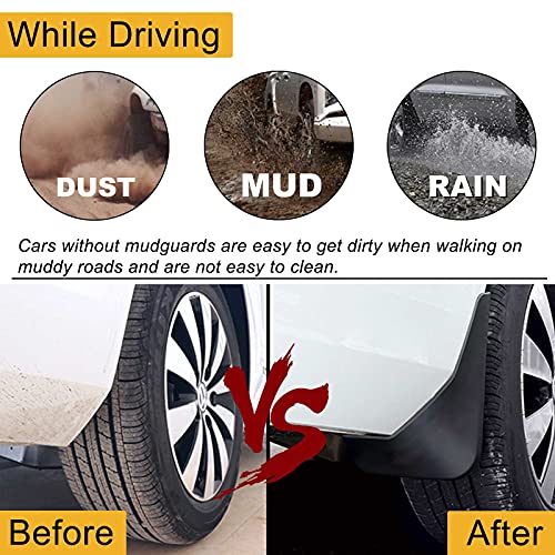 Yhtauto 4Pcs Mud Flaps Splash Guards Replacement For Toyota Sienna 2011-2017 Front And Rear(Not Fit For Se Model) #TOP3