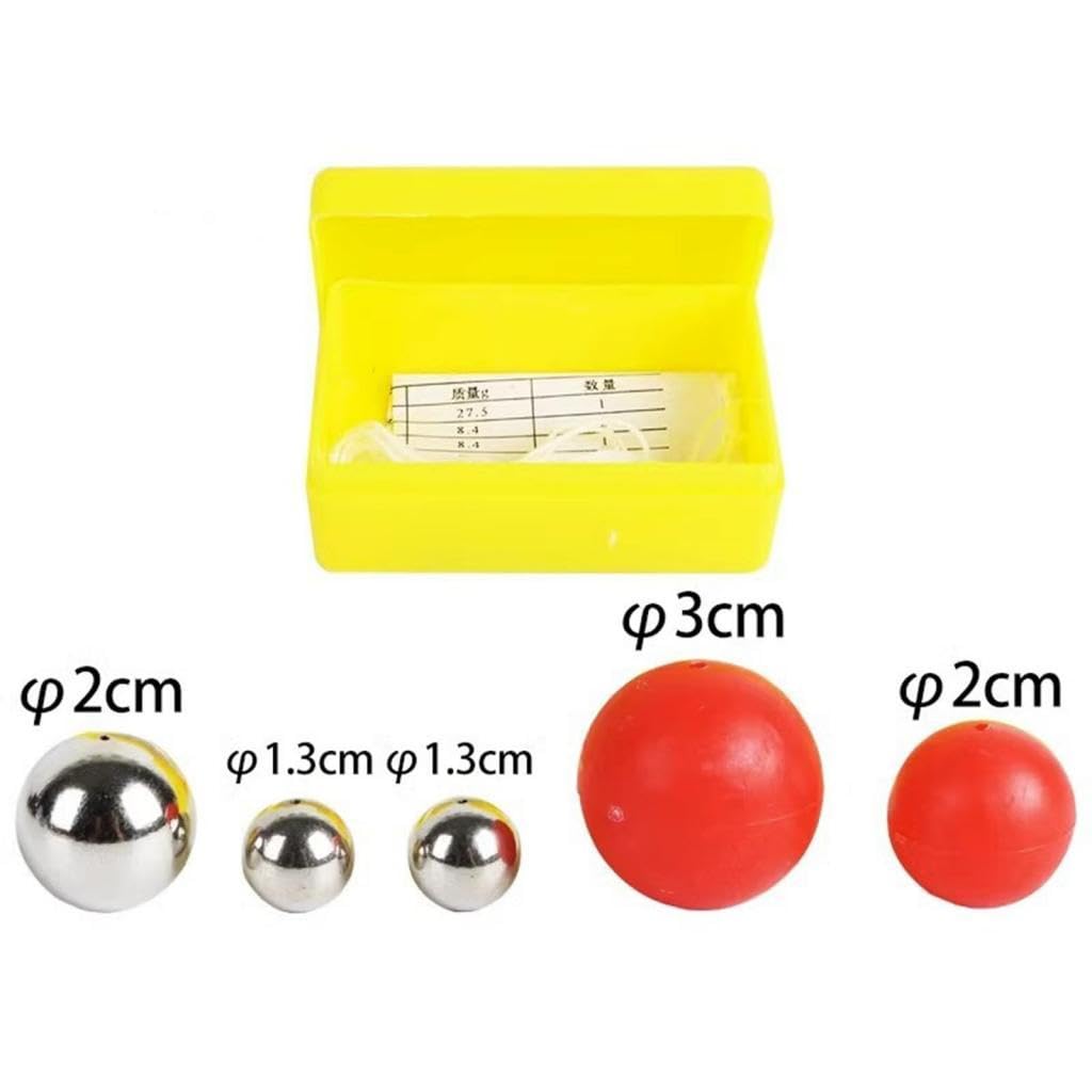 Juego de Kits de Experimento Bola de Oscilación de Laboratorio Equipo Educativo de Física Práctico de Ciencias Estructura en Metal
