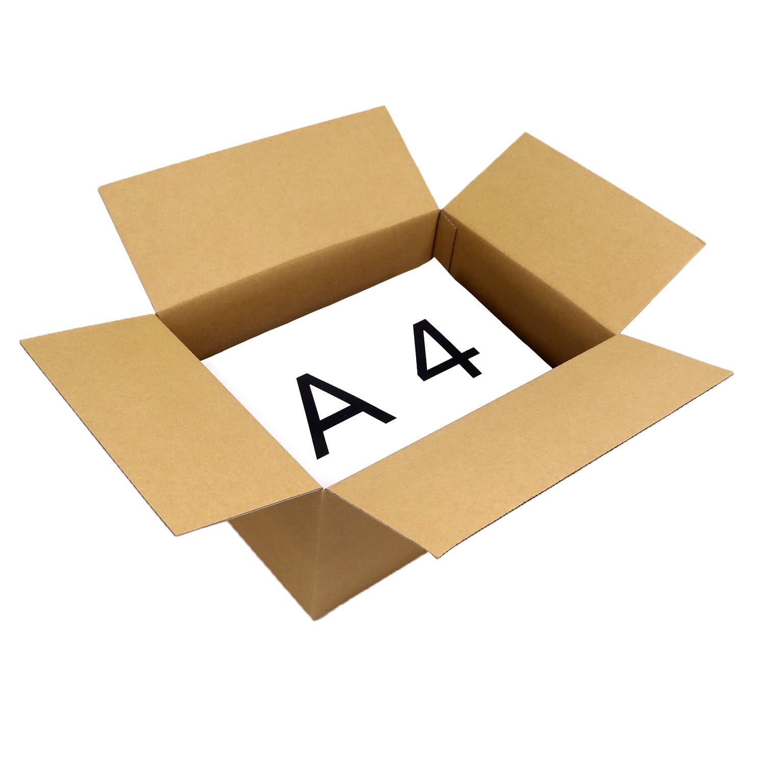 Amazon.co.jp: アースダンボール 段ボール 80サイズ A4 ワンタッチ式