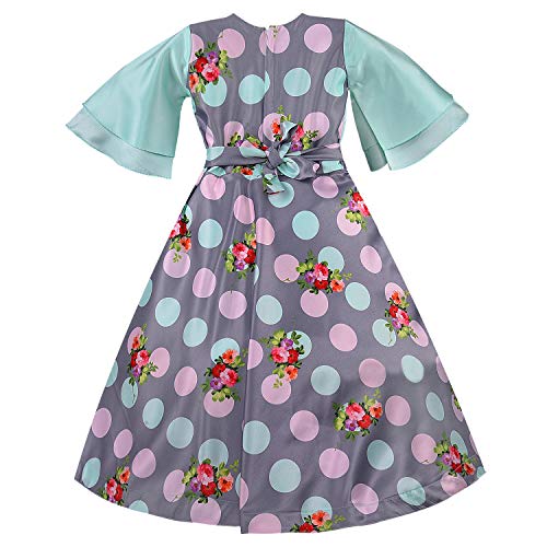 Image of Wish Karo Girls Long Dress Gown for Girls-(LF201)