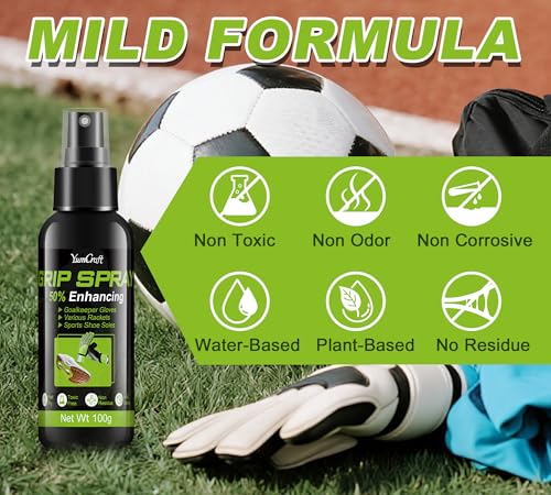 Grip Spray Torwarthandschuhe 200g - Anti Rutsch Spray Rutschfest & Enhanced Strength, für Fußball, Basketball, Golf, Tennis & Schläger, Verbessert Ballkontrolle & Griffkraft, Torwarthandschuhe Spray
