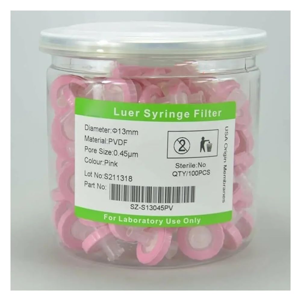 Wyposażenie i materiały laboratoryjne 100 sztuk/opakowanie filtra laboratoryjnego AD = 13 mm 0,45 um