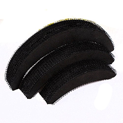 Useful 3pcs Women Girl Insert Hair Bump Bun Maker Hair Styling Clip Tool Accessories