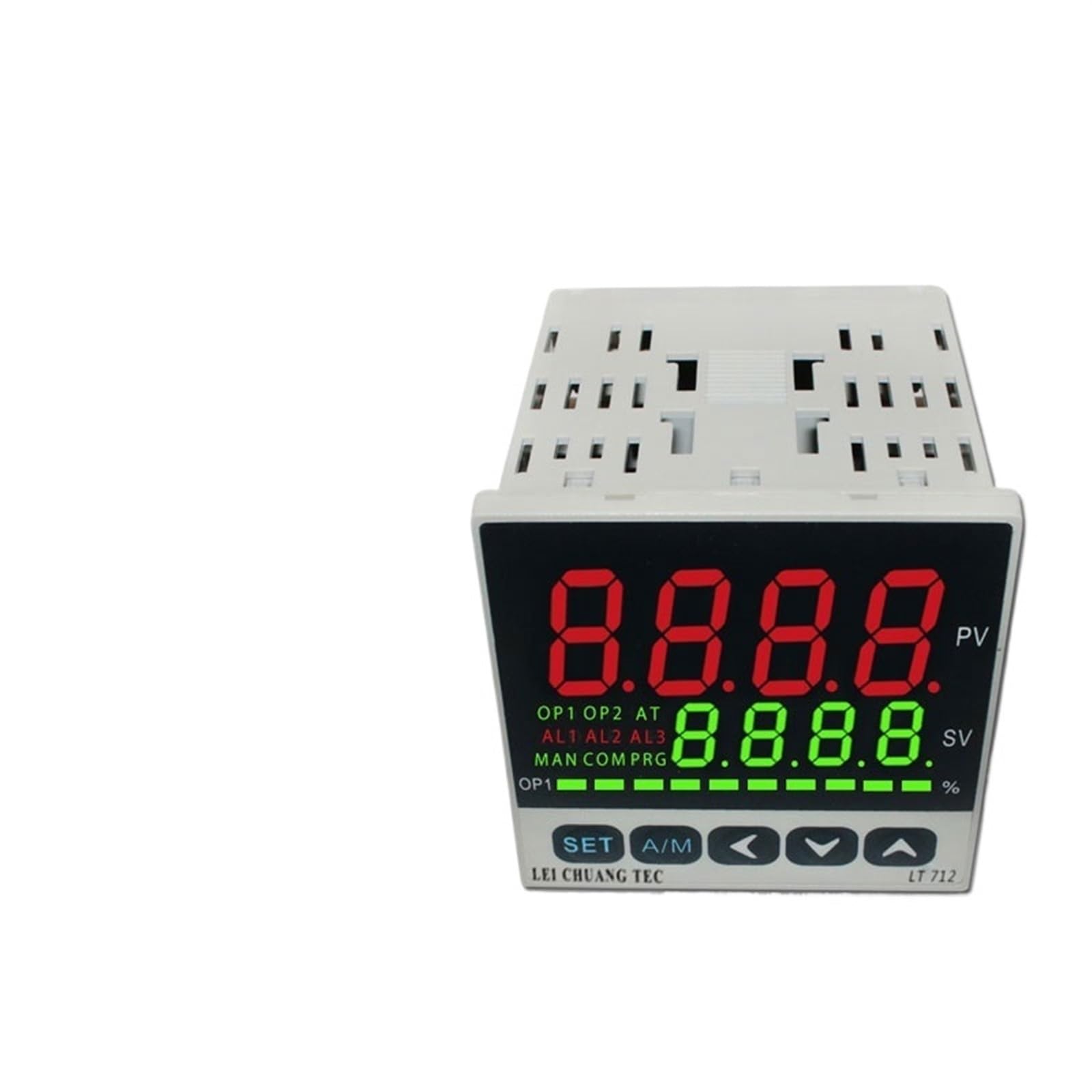 1PCS 0-10V input LED display PID Temperature controller 72x72mm, SSR/Relay/4-20mA/0-10V output(SSR Output 2Alarms)