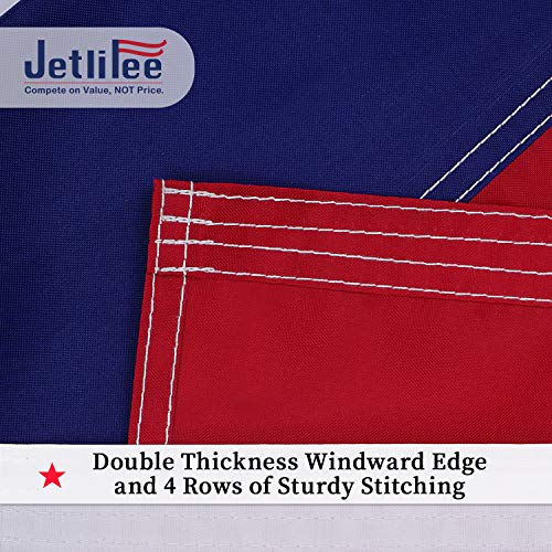 Jetlifee Texas State Flag 3X5 Ft Embroidered And Sewn Flags Decorative Uv Protected Flags With 2 Grommets – Long Lasting Nylon For Indoor And Outdoor 3X5 Foot #TOP3