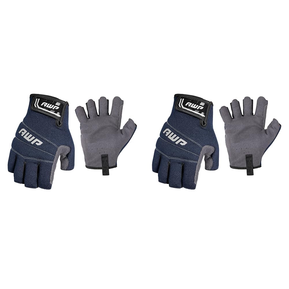 AWP Professional Fingerless Work Gloves