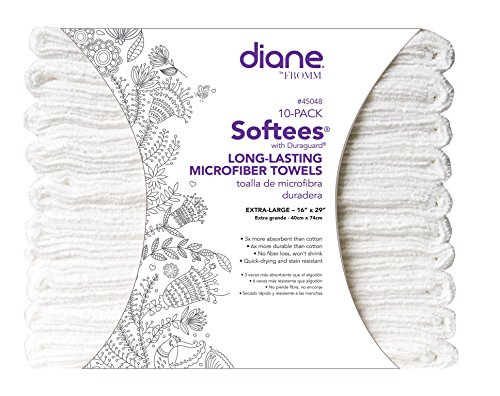 Softees Towels with Duraguard, White, 10pk by Fromm International BEAUTY