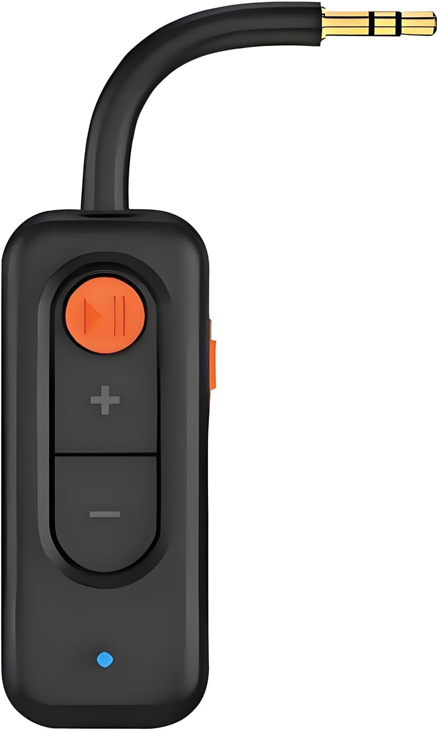 Bluetooth 5.4 Audio Receiver,3.5mm AUX Wireless Audio Adapter,Bluetooth Receiver for Car,Home Stereo,TV,Computer,Gym,Support aptX Low Latency