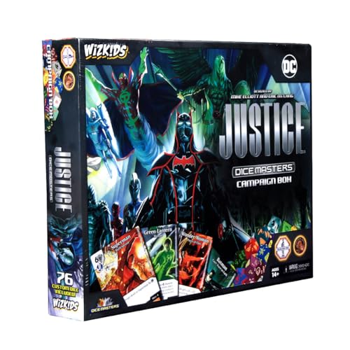 Dice DC Comics Masters Justice Campaign Box el regalo ideal para aficionados al universo DC