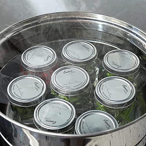 120-Count, Wide Mouth Canning Lids For Ball, Kerr Jars ,Split-Type Jar Lids Leak Proof Food Grade Material,100% Fit & Airtight For Wide Mouth Jars #TOP2