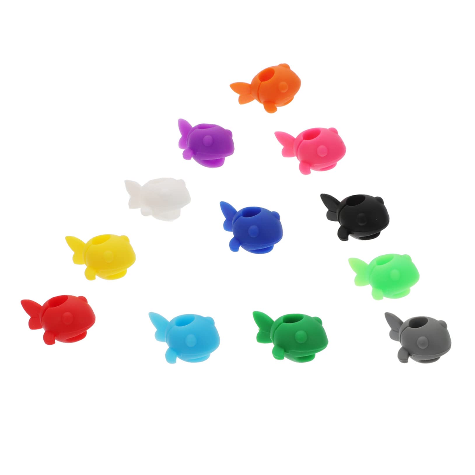 Marqueur de verre de vin animal Ciieeo en silicone | Lot de 36 pièces