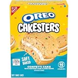 OREO Cakesters Confetti Cake Soft Snack Cakes, 5-2.02 oz Snack Packs