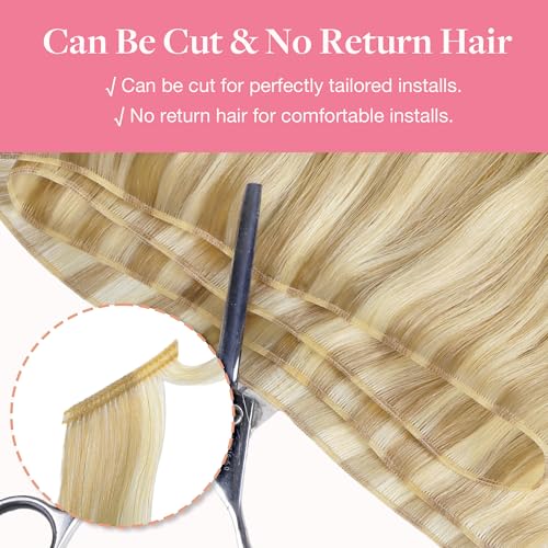 Image of GOO GOO Genius Weft Hair Extensions Human Hair Invisible Blend Flat Weft