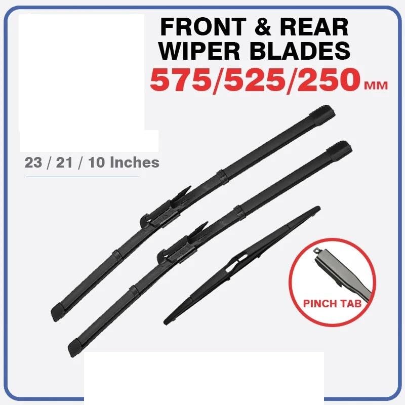 Set Tergicristalli Anteriori Per Smart Fortwo 451 (2006-2014) – Installazione A Clip, 2 Pezzi