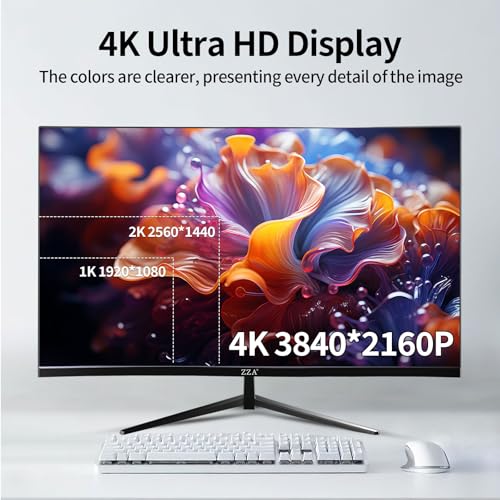 Image of ZZA 32 Inch 4K UHD 3840x2160 60Hz VA Gaming Computer Monitor AdaptiveSync Premium HDR10 100% sRGB