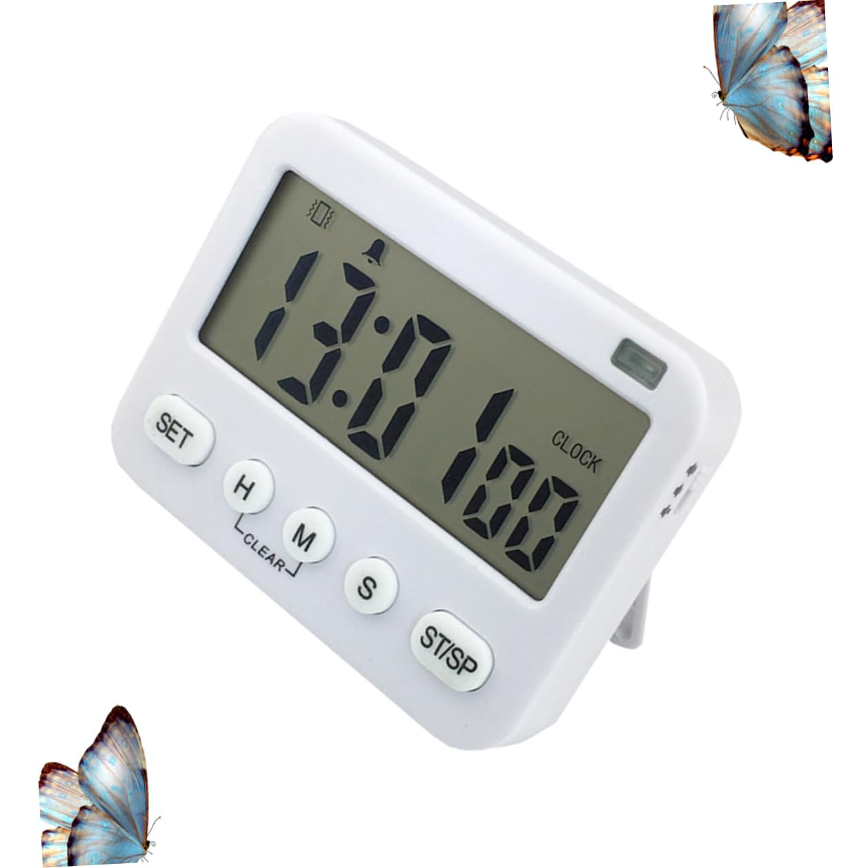 Temporizador de Cocina Digital con Pantalla LED Grande Alarma Silenciosa con Vibración Recordatorio Práctico para Estudiantes y Uso Infantil Modelo Ys