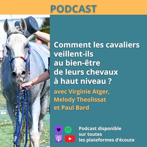 Comment les cavaliers veillent-ils au bien &ecirc;tre de leurs chevaux &agrave; haut niveau ? - Avec Virginie Atger, Melody Th&eacute;olissat et Paul Bard