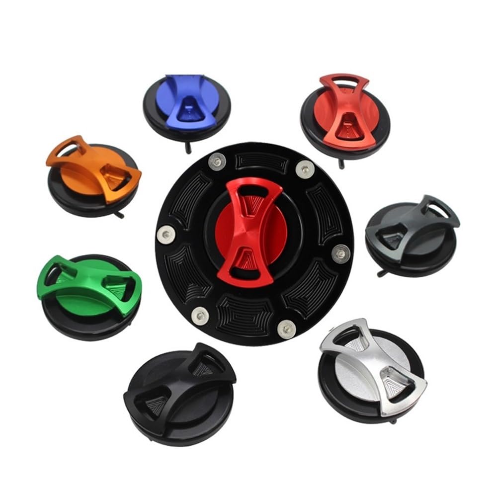 Tappo Serbatoio Carburante Per Tiger 800XC TT600 AII Anni Accessori Per Moto Tappo Serbatoio Carburante Con Chiusura Rapida(Black)