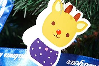Amazon | アウトレット/ミニ クリスマスカード 飾り/クリスマス