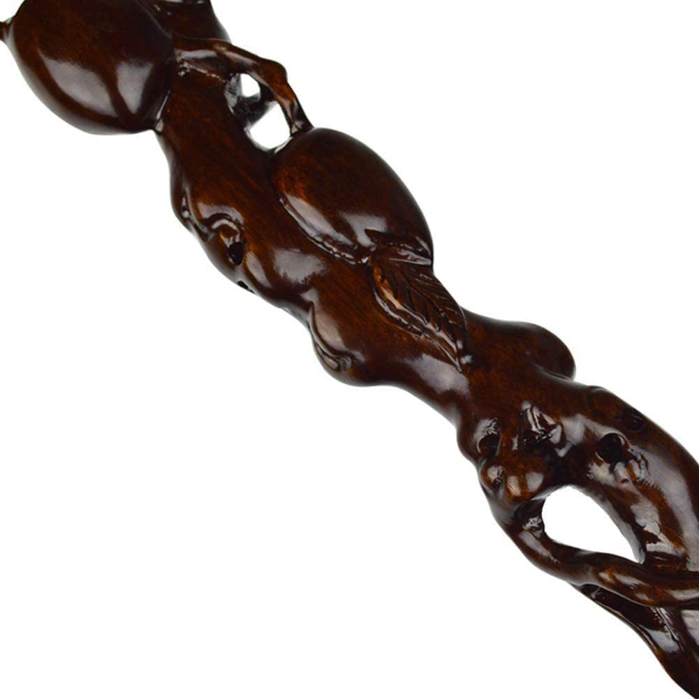Stampelle in Legno Massello, Bastone da Passeggio Solido Leggero per Disabili e Anziani, Bastoni da Trekking/Bastoncini da Passeggio per, Legno di Aiuto alla Mobilità per Uomini e Donne
