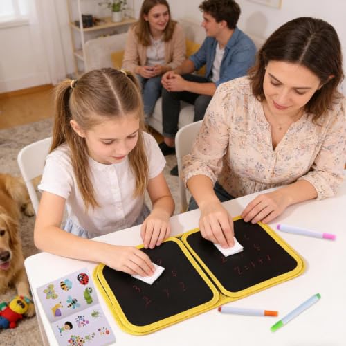 Cuaderno reutilizable de dibujo infantil portátil con rotuladores para pintar en el colegio 2