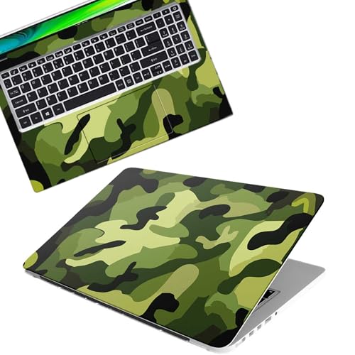 Image of Galaxsia Camouflage /Army D4 Full Body Vinyl Laptop Skin /Sticker /Cover Upto 15.6 Inches Laptops Laminated-Removable-HD Quality Compatible for Hp-Dell-Sony-Lenovo-Asus etc.(15x10 Inches)