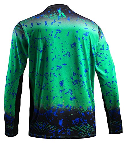 Performance Vented Fishing Shirt Long Sleeve Shirt Mesh Side Vents UPF 50 Dye Sublimation Print2