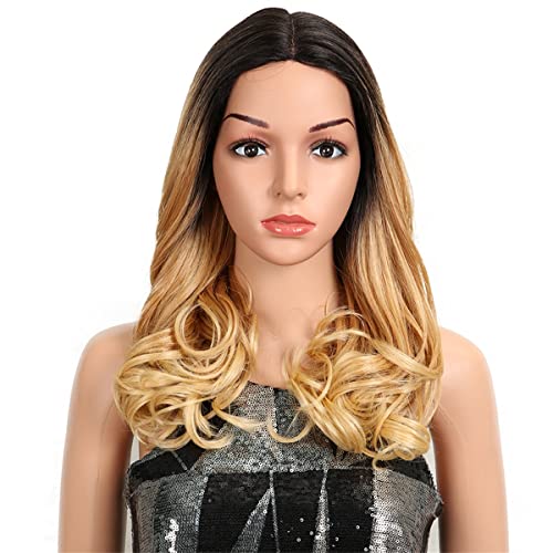 Perruque lace front synthétique pour changer de style et oser le blond ondulé