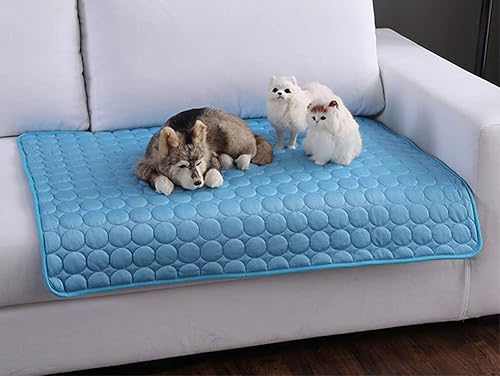 Miniatura 7 de JIA.L Tapete de enfriamiento para perros, transpirable, lavable, de verano, para mascotas, extra grande, para perros y gatos, almohadilla de